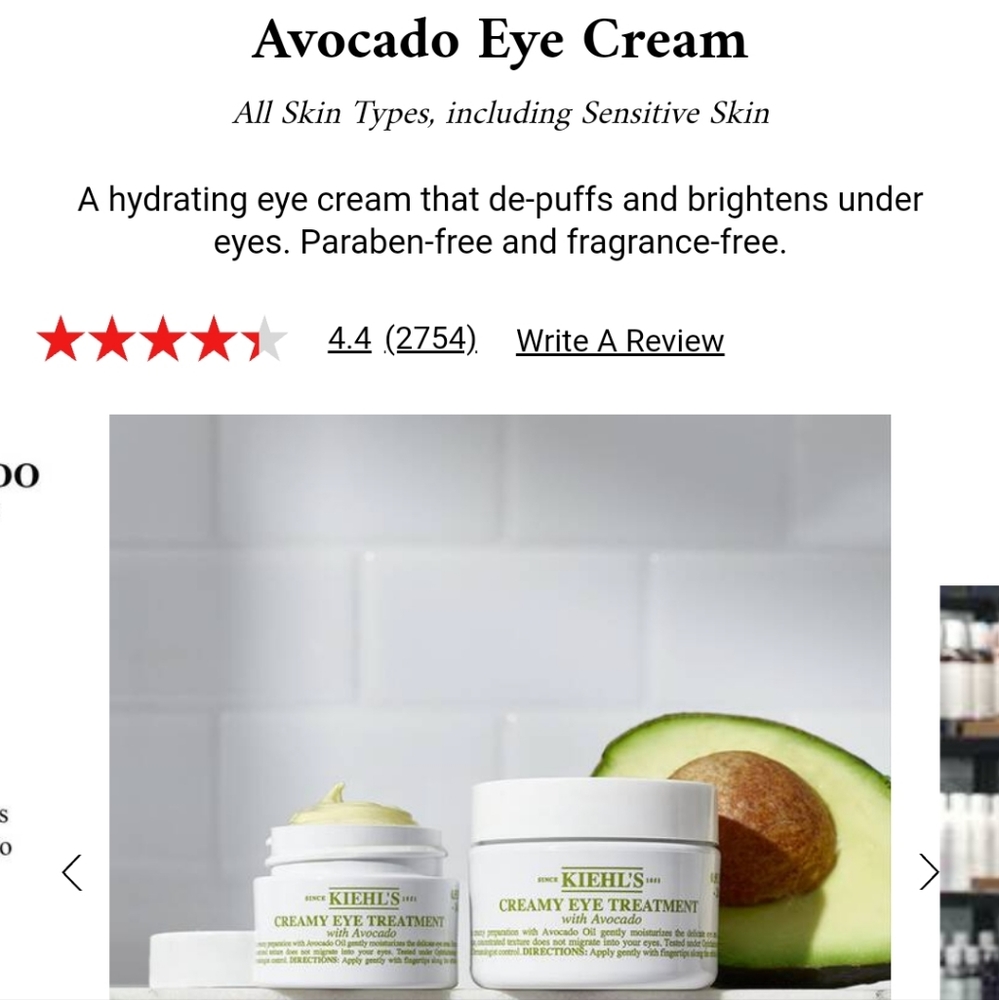 New Creamy Eye Treatement with Avocado - Picture 5 of 6